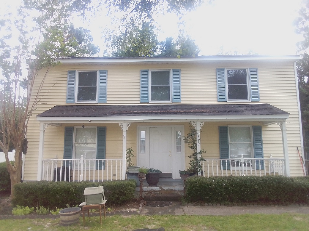 After - clean siding