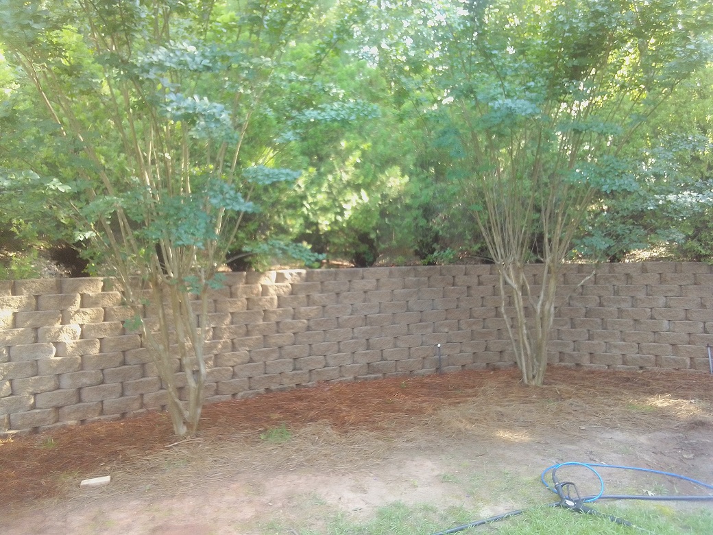 After - clean wall